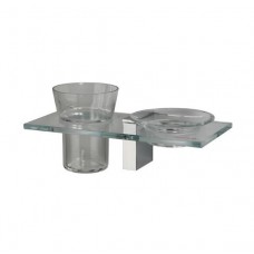 Diagon sapuniera sticla si pahar